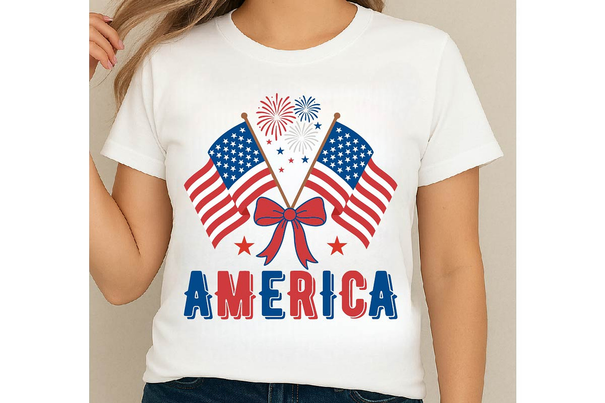 USA Flag Coquette America Png SVG, an Object Graphic by EllaMaiyaali (Photo 4 of 6)