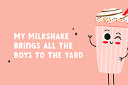 Fries and Shakes Font, a Font by Lollipop Hand Drawn (Thumbnail 3 of 8)