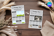 Vintage Newspaper Template, a Magazine Template by ZoloDesignHub (Thumbnail 4 of 8)