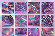 Holographic Iridescence shapes, an Object Graphic by NNclipart (Thumbnail 8 of 10)