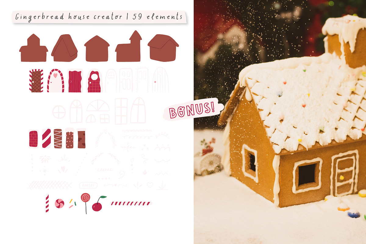 Winter city creator - vector + Canva, a Seasonal Illustration by Valerie (Photo 9 of 16)