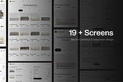 Luxespace - E-Commerce Website UI KI, a Device Mockup by Odama (Thumbnail 4 of 6)