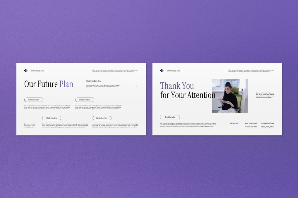 White Company Profile Google Slide, a Presentation Template by graphicook (Photo 4 of 4)