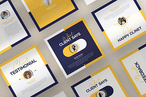 Feedback or Review Instagram Post, a Social Media Template by Pixelpick