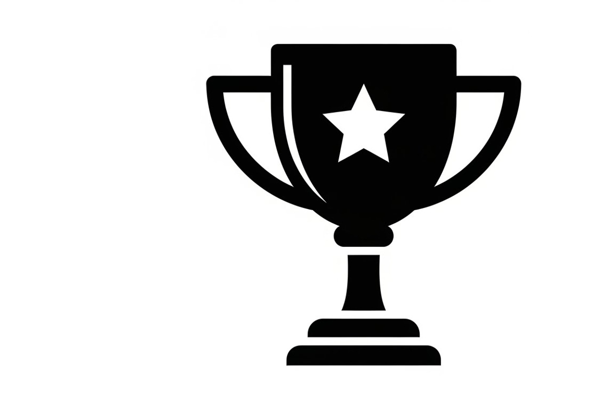 Bold winner trophy cup icon, an Illustration by Amazin_art (Photo 3 of 29)
