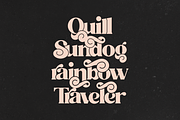 Hefton - ligature display typeface, a Serif Font by VP Fonts (Thumbnail 13 of 19)