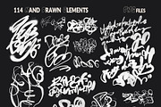Graffiti Art & Grunge PNG Overlays, an Object Graphic by Oksana Trygub (Thumbnail 14 of 19)
