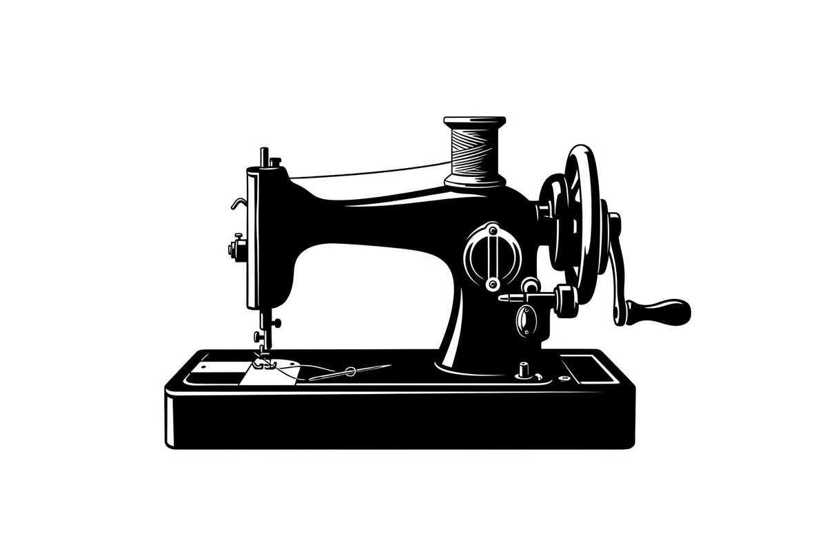 Vintage Sewing Machine Bundle, an Illustration by yasushie (Photo 26 of 31)