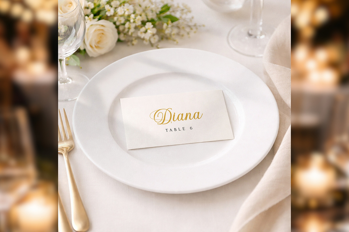 Luxury Place Cards Canva bd004, a Card Template by TyphoonStudio (Photo 7 of 9)