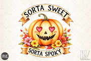 Sorta Sweet Sorta Spooky PNG, an Illustration by Libby Wishes (Thumbnail 1 of 6)