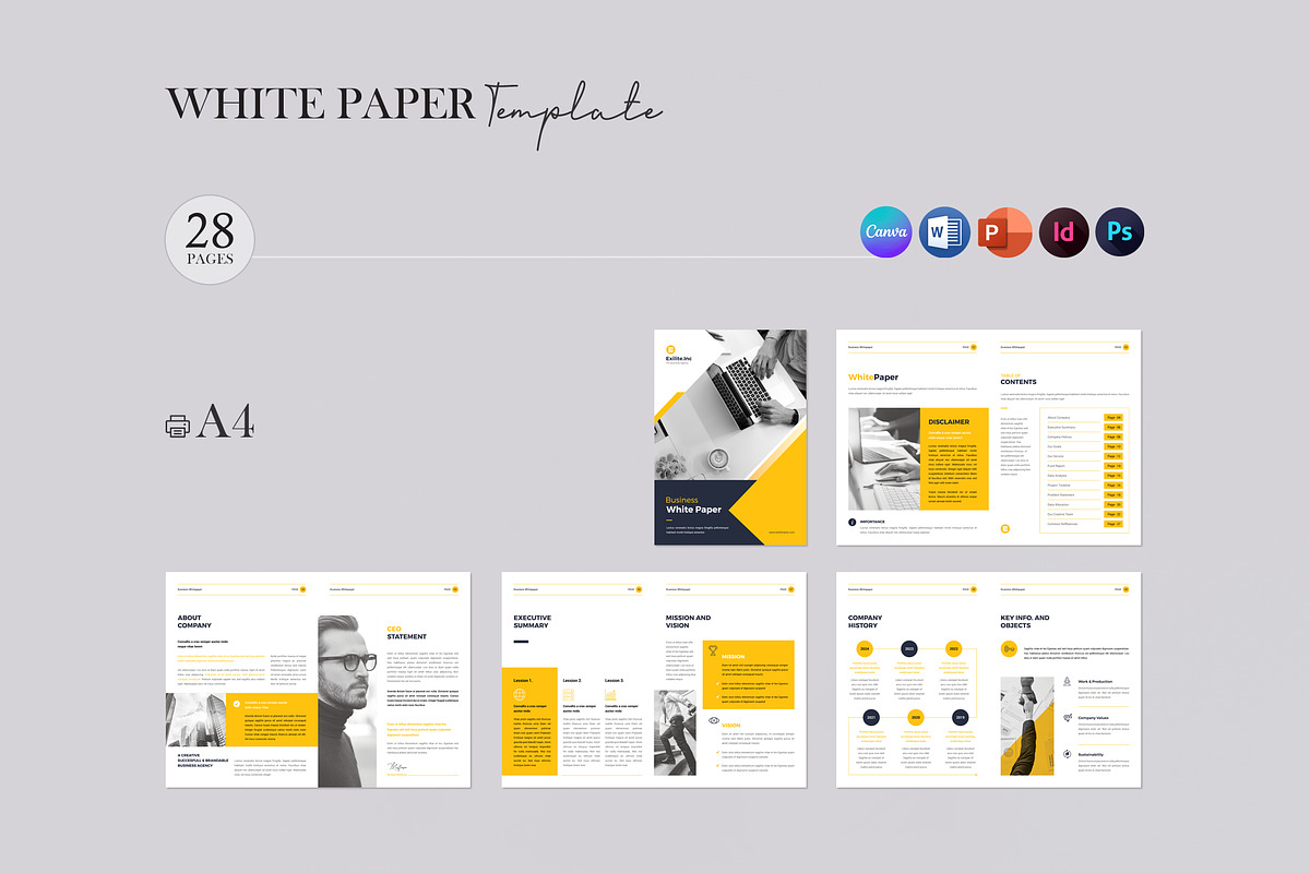 White Paper, a Brochure Template by Orcshape Studio (Photo 12 of 14)