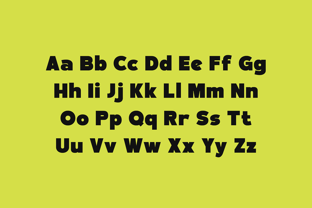 PGR Bronk - Bold Font, a Sans Serif Font by Pikgura (Photo 2 of 6)