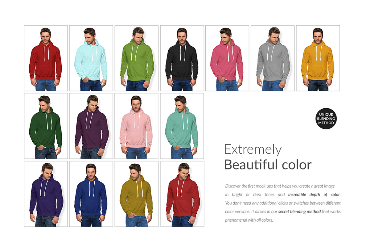Men Hoodie 2 Mock-ups Set FREE DEMO, a Books & Magazine Mockup by Apparel_Mockups (Photo 12 of 25)