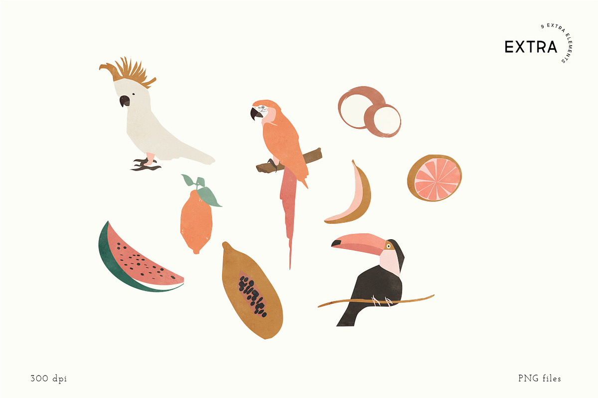 Abstract Jungle Shapes&Compositions, a Texture Illustration by All This Concept (Photo 13 of 16)