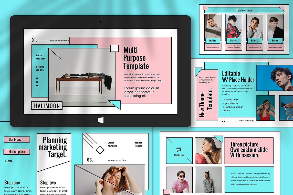 Halimoon Powerpoint Template, a Presentation Template by Visualin.std (Photo 9 of 10)
