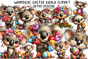 Whimsical Easter Koala Clipart, an Illustration by Daily.Designs (Thumbnail 1 of 7)