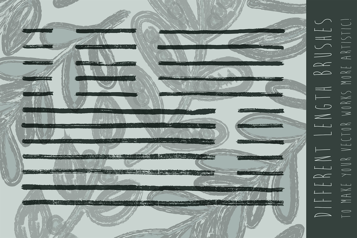 Hand Drawn Illustrator Brushes preview 2