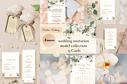 Wedding Invitation Template editable, a Card Template by Digiteve (Thumbnail 1 of 15)