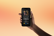 Hand Mockups iPhone 13 Pro, normal, an iPhone Mockup by Pierre Borodin (Thumbnail 6 of 10)