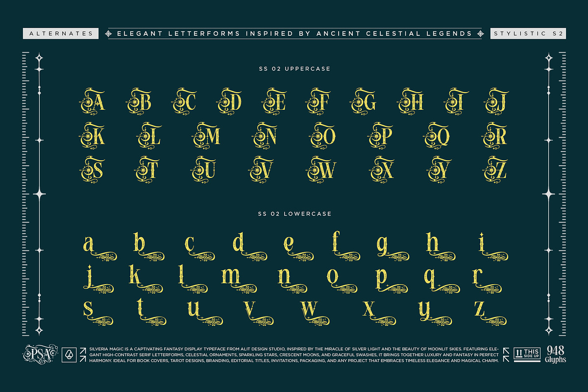 Silveria Magic Typeface, a Blackletter Font by alit design (Photo 8 of 17)