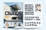 Ciwaqe - Elegant Serif Typeface, a Serif Font by Astuti Studio (Thumbnail 7 of 25)