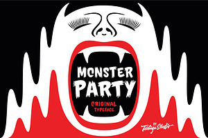 Monster Party Font, a Font by Tortugastudios