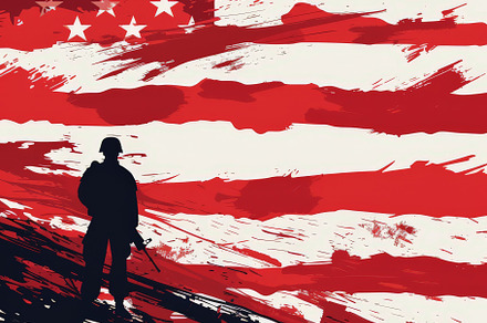 Memorial Day concept for American Fl, a Background Photo by Pixeness