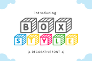 Box Style - Kids Font Types, a Font by KiddoGlyphs Studio (Thumbnail 1 of 4)
