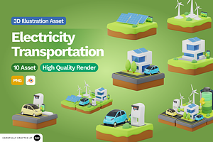 3D Electricity Transportation