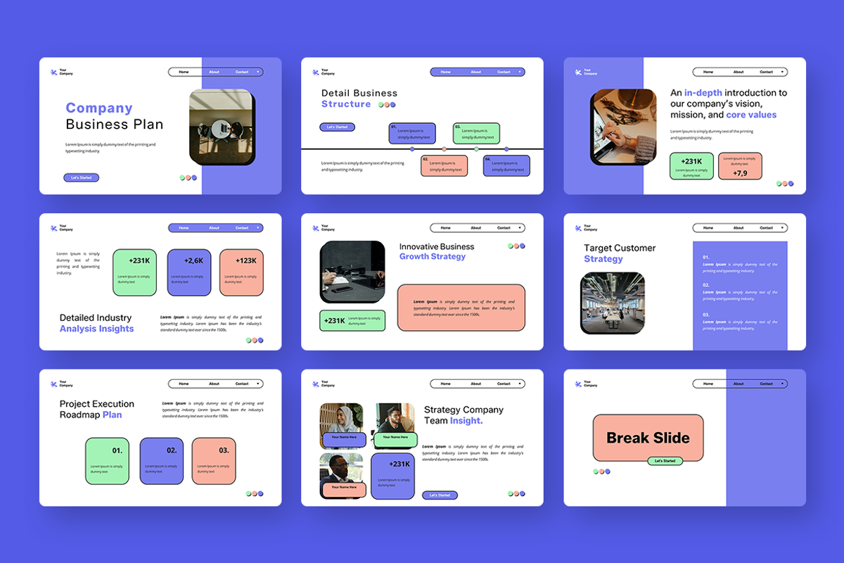 Modern Business Proposal - Keynote, a Presentation Template by Iqsiart Studio (Photo 2 of 3)