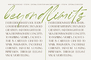 Megance Glamour Elegant Sans Font, a Sans Serif Font by timelesstype.co (Thumbnail 4 of 10)