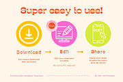Ultimate Funky Branding Kit, a Branding & Logo Template by Hell Yeah Designs (Thumbnail 2 of 13)