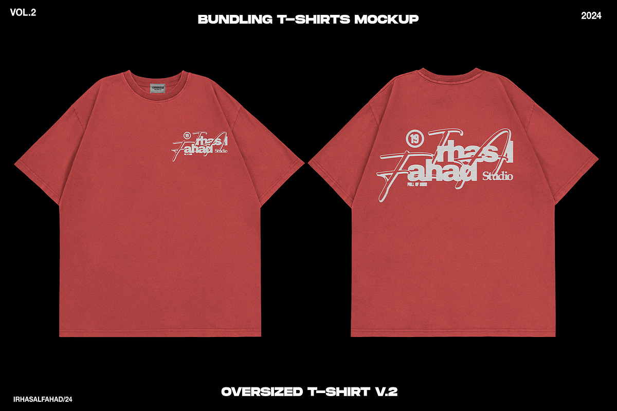 Bundle Mockup T-shirts, a Shirt Mockup by Irhasalfahad (Photo 5 of 6)