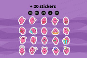 Cute Kawaii Butt Plugs Characters, an Object Illustration by Palau (Thumbnail 12 of 12)