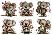 Whimsical Spring Koala Clipart, an Illustration by Dream Creation (Thumbnail 6 of 7)