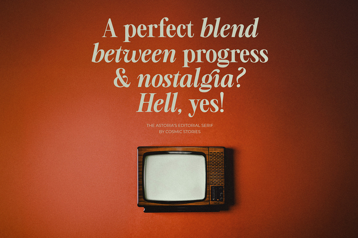 The Astoria's Editorial Serif, a Serif Font by CarmineType (Photo 6 of 26)