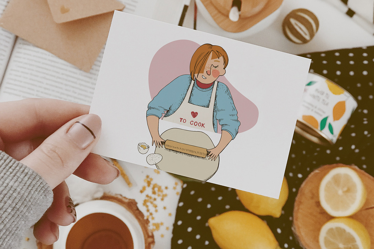 People baking, a Food Illustration by handsketched (Photo 8 of 10)