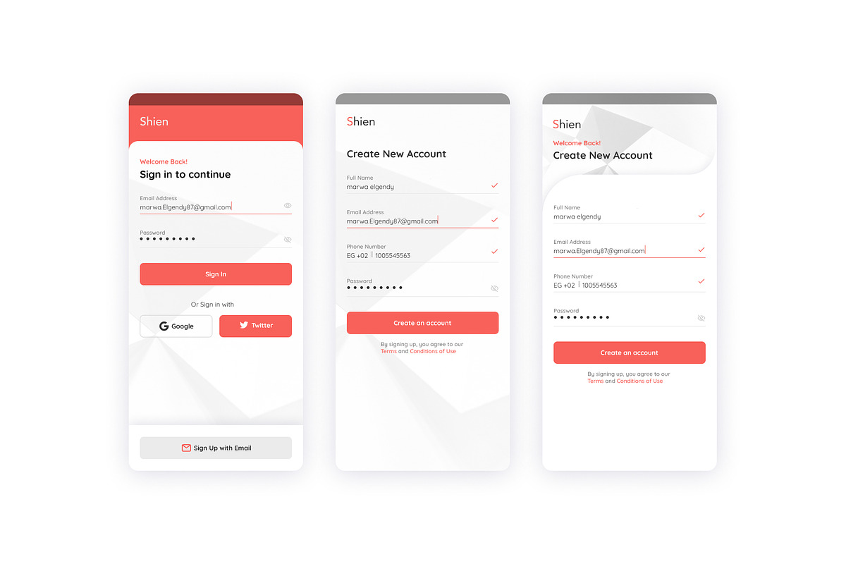 Shien E-commerce UI Kit, an App Template by marwa_elgendy (Photo 17 of 21)