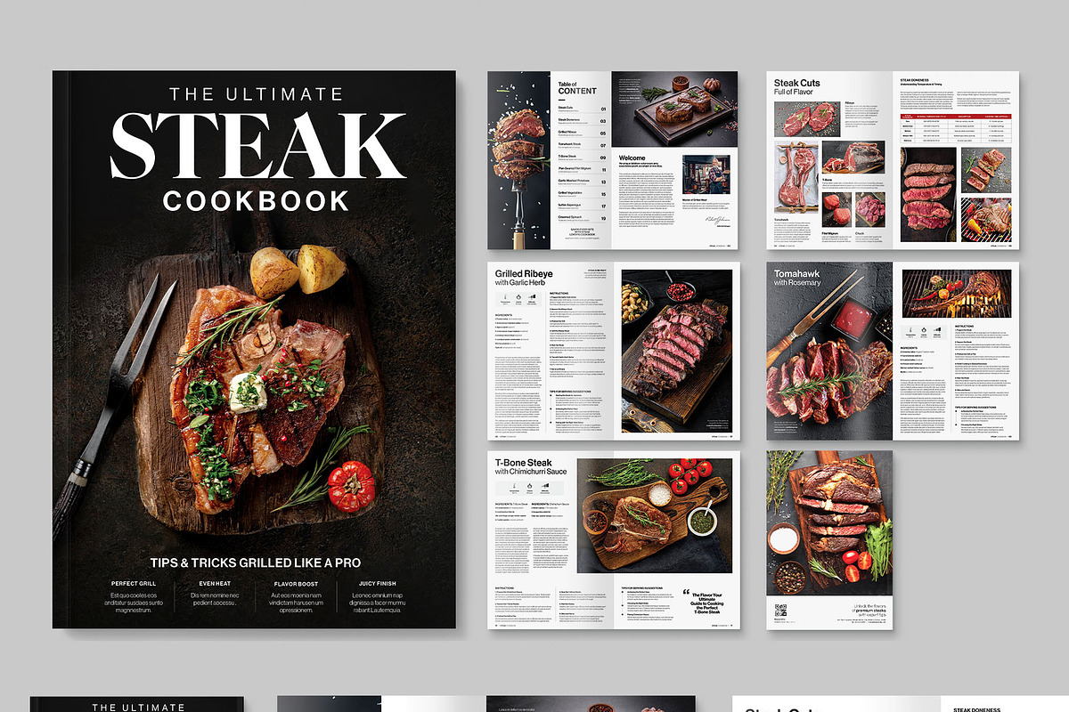 Cookbook Template, a Magazine Template by BrandPacks (Photo 5 of 5)