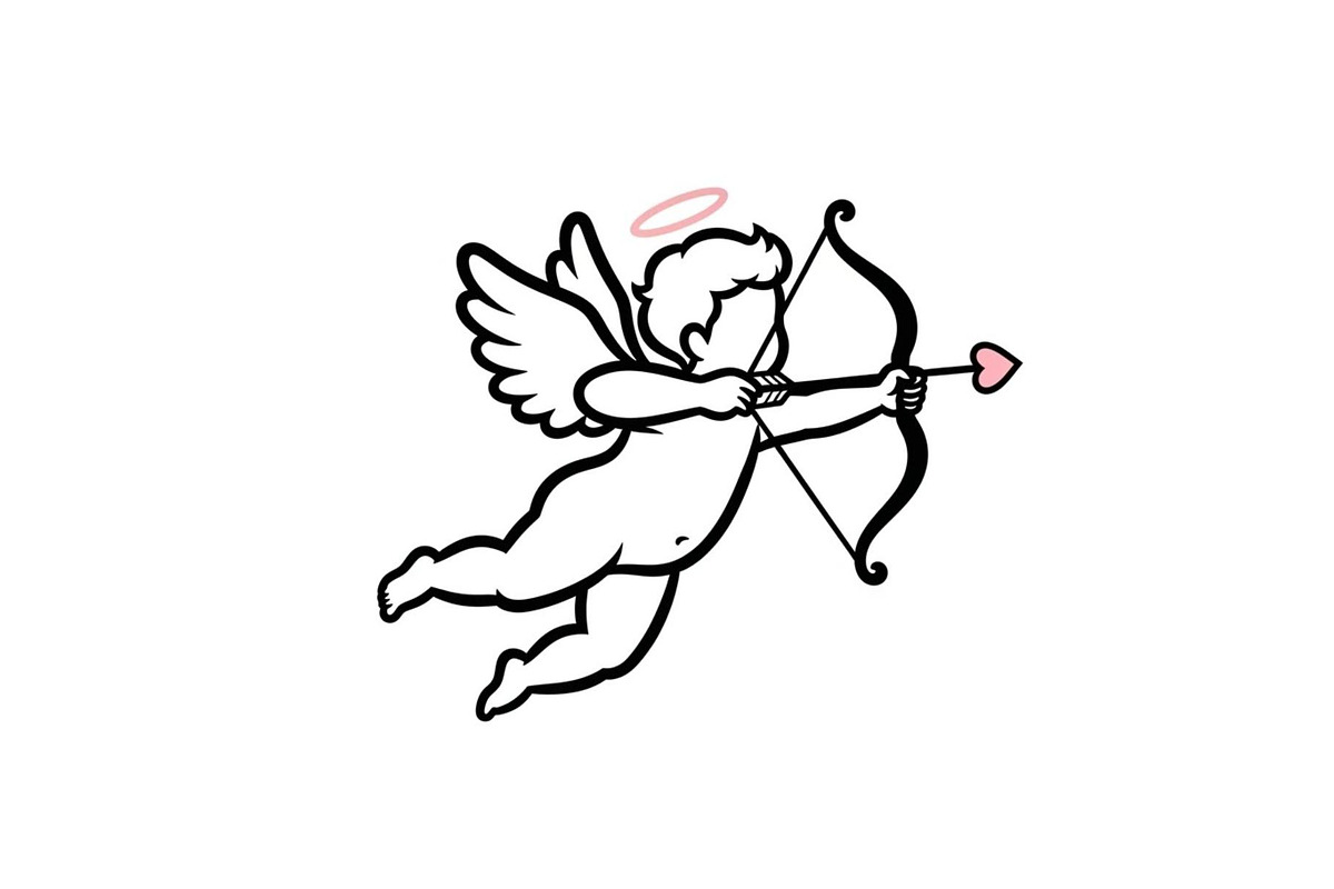 Cupid Angel Valentine Vector Bundle, an Illustration by jahid234 (Photo 31 of 47)