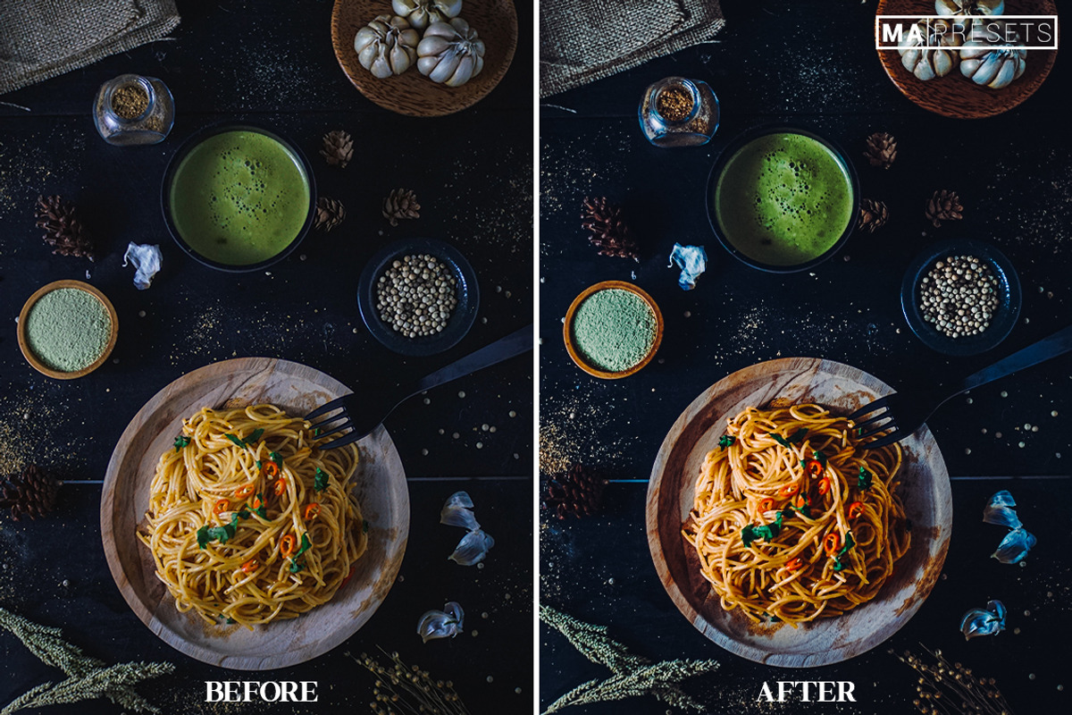 10 DARK FOOD Lightroom Presets, a Preset Add-On by MaPresets (Photo 4 of 14)