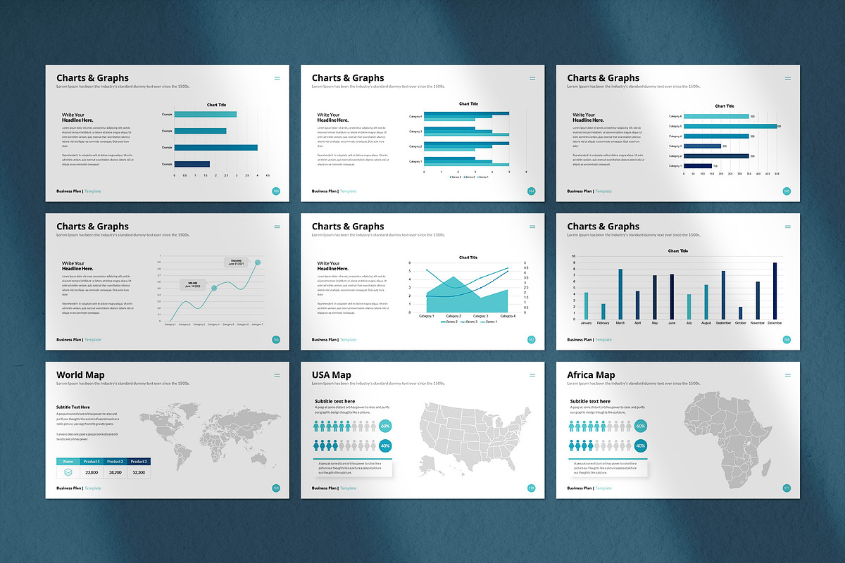 Business Plan Presentation Template, a Presentation Template by CreativeSlides (Photo 19 of 22)