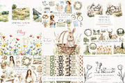 Spring & Easter Bundle, a Seasonal Illustration by PeDe Designs (Thumbnail 2 of 13)