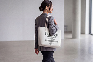 Luxury Leather Bag Mockup, a Merchandise Mockup by Designer Dude