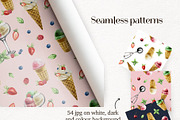 Ice cream watercolor collection, a Food Illustration by Navenzeles (Thumbnail 10 of 12)