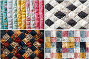30 Quilting Texture Backgrounds, a Texture Graphic by Textures & Backgrounds (Thumbnail 8 of 10)