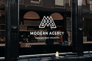 Modern Agency Letter M Logo, a Branding & Logo Template by Design_Planet (Thumbnail 4 of 5)