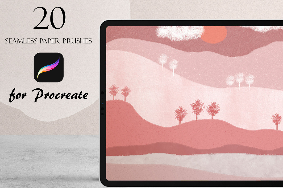 Craft Paper Brushes for Procreate, a Brush Add-On by Liquid Amethyst Art (Photo 4 of 6)