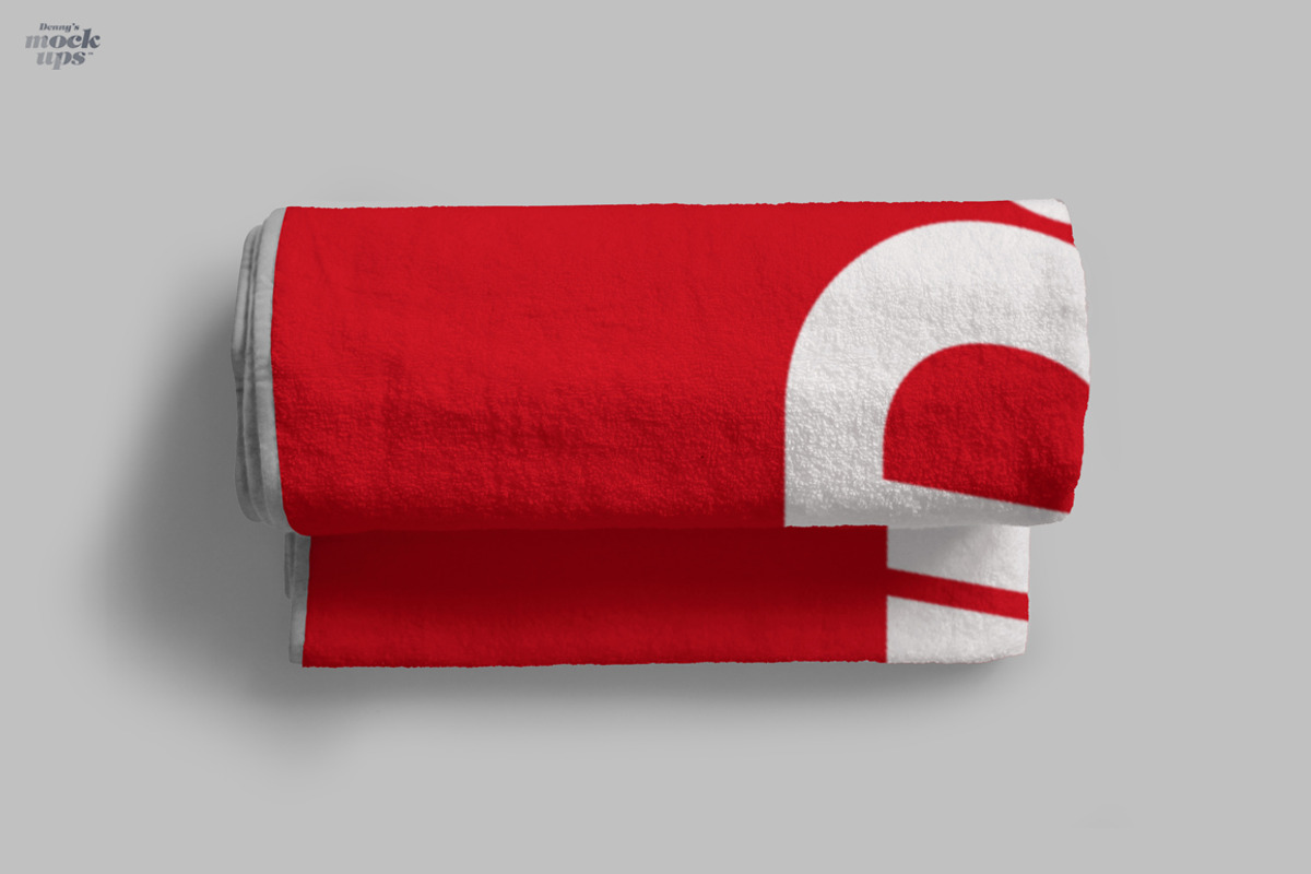 Towel 2 Sizes Mockup, a Household Mockup by Denny's Mock-ups (Photo 6 of 11)
