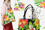 Tropical Flower Set, an Illustration by Mona Monash (Thumbnail 2 of 12)